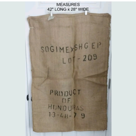 Burlap Green Bean Coffee Bag Sogimex Douek - Picture 5 of 7